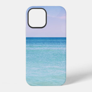 Funda Para iPhone 12 Olas de océano tropical de lavanda azul aguamarina