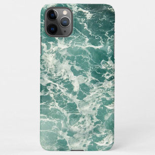 Funda Para iPhone 11Pro Max Olas verdes azules del océano