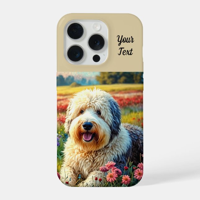 Funda Para iPhone Old English Sheepdog (Reverso )