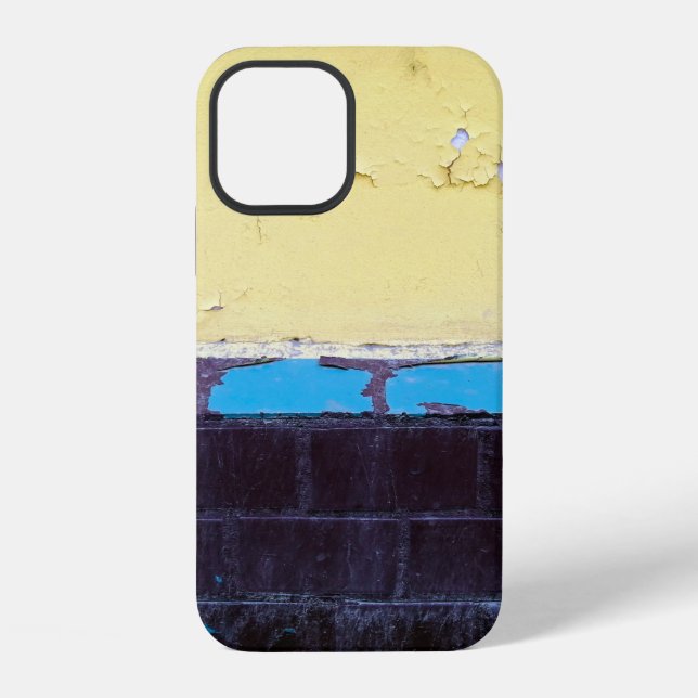 Funda Para iPhone Old painted damaged concrete wall. Texture. Abstra (Reverso )
