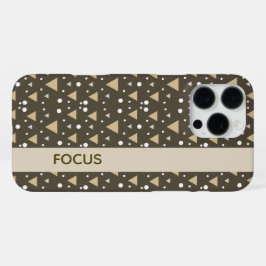 Funda Para iPhone 16 Pro Max Olive Geometry Luxe