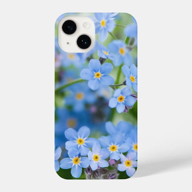 Funda Para iPhone Olvídate de mí no flores de jardín Floral (Reverso )