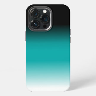 Funda Para iPhone 13 Pro Ombre blanco Verde azulado negro