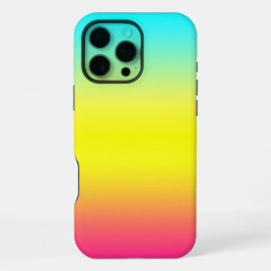 Funda Para iPhone 16 Pro Max Ombre Unicornio Mágico Colores de Arcoíris