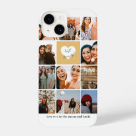 Funda Para iPhone 14 Once Collages de fotos Mejor Amigo Feliz Cumpleaño