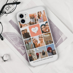 Funda Para iPhone 14 Once Collages de fotos Mejor Amigo Feliz Cumpleaño