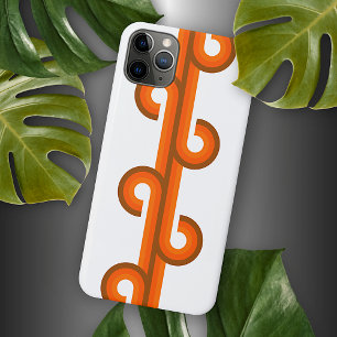 Funda Para iPhone 16 Pro Max Onda abstracta de rizos fusión patrón de arte fino