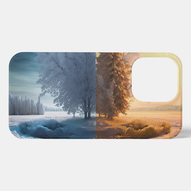 Funda Para iPhone One day in winter (Reverso Horizontal)