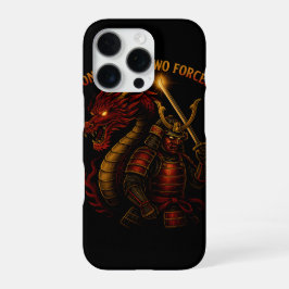 Funda Para iPhone 16 Pro One Spirit, Two Forces | Samurai & Dragon