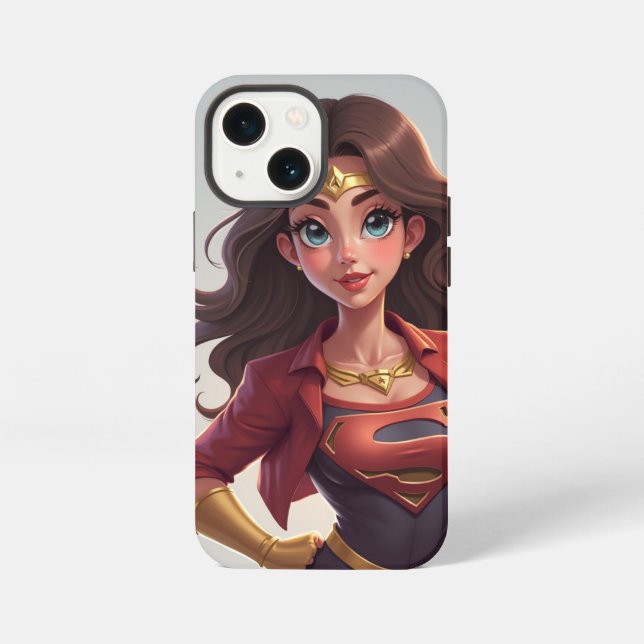Funda Para iPhone onecasa supermujer (Reverso )