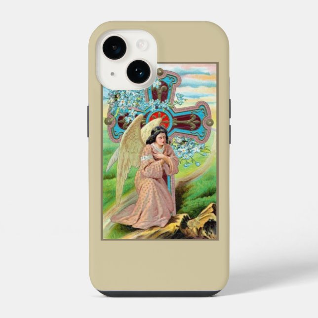 Funda Para iPhone Oración de ángel (Reverso )