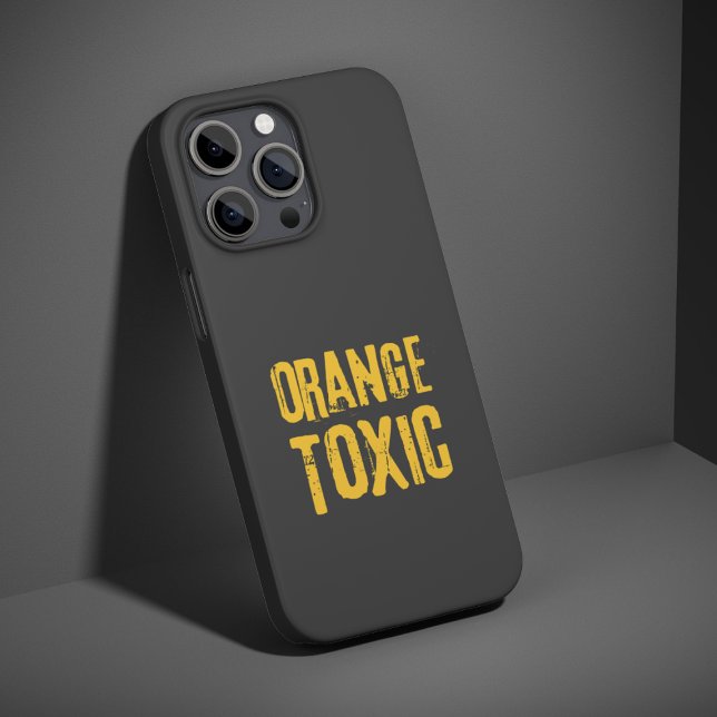 Funda Para iPhone Orange Toxic Unti Trump Political Resistance  (Subido por el creador)