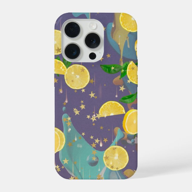 Funda Para iPhone Oranges and paint splashes (Reverso )