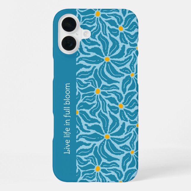 Funda Para iPhone Organic floral personal motto (Reverso )