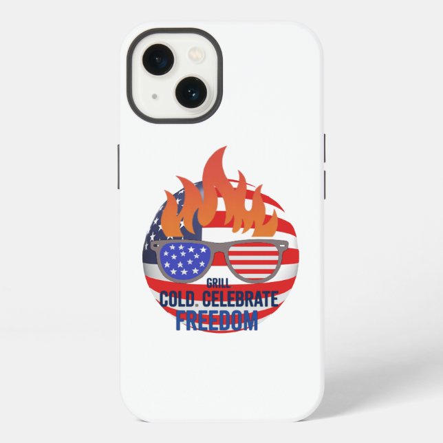 Funda Para iPhone Orgullo americano (Reverso )