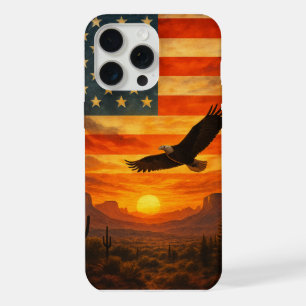 Orgullo americano al atardecer