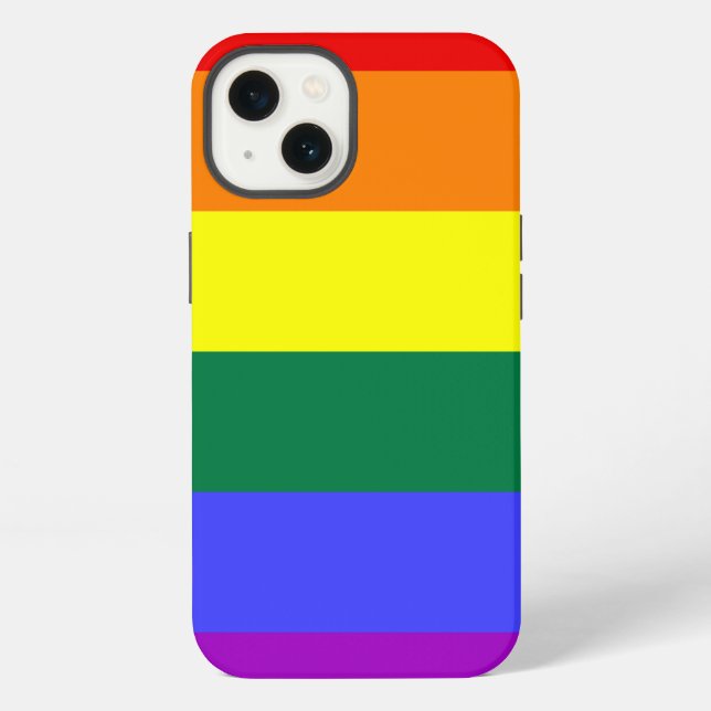 Funda Para iPhone Orgullo arcoiris (Reverso )