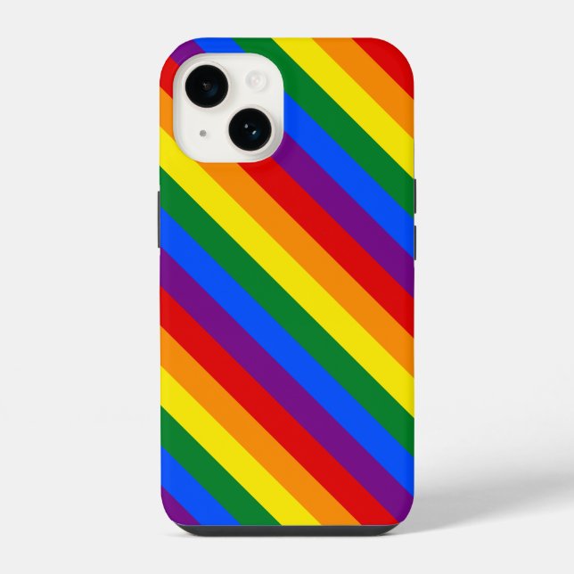 Funda Para iPhone Orgullo arcoiris (Reverso )