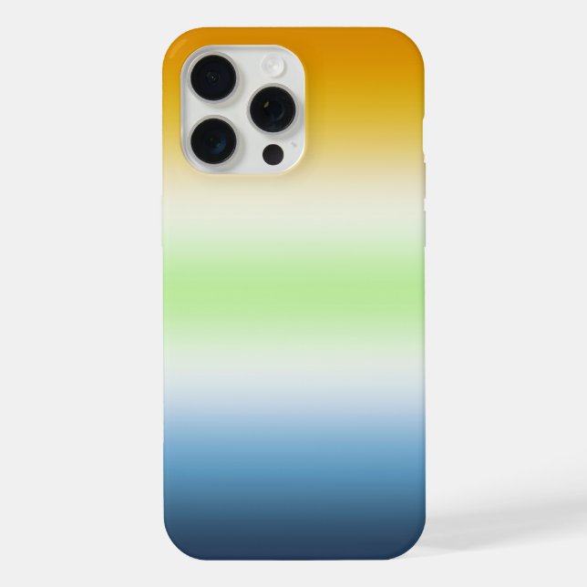 Funda Para iPhone Orgullo Aroce Gradiente (Reverso )