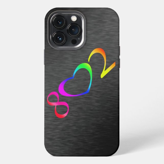 Funda Para iPhone Orgullo Gay Lluvia de Colores (Reverso )
