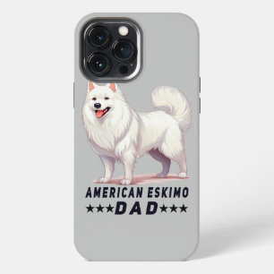 Funda Para iPhone 13 Pro Max Orgulloso padre de perro esquimal americano