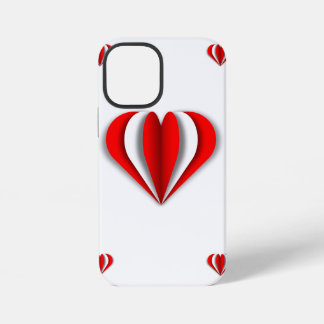 Funda Para iPhone 12 Mini Origami de corazón