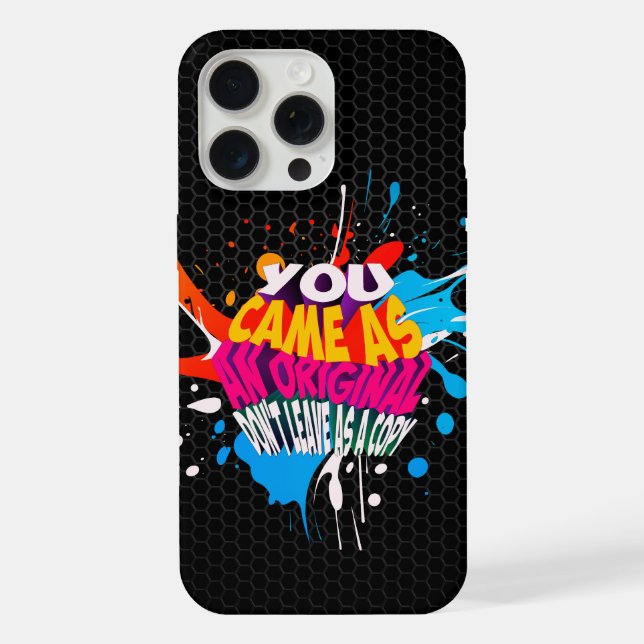 Funda Para iPhone Original: Vieja Edición Negra (Reverso )