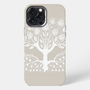 Funda Para iPhone 13 Pro Max Ornamental Magnolia Tree by Aubrey Beardsley