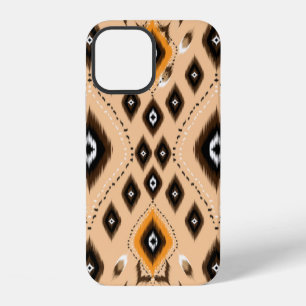 Funda Para iPhone 12 Ornamento folklórico geométrico Ikat. Tejido étnic