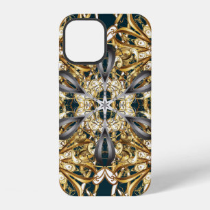Funda Para iPhone 12 Ornamento oriental tradicional. Fondo clásico vint