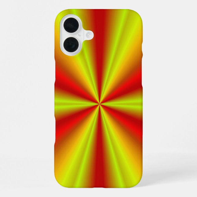 Funda Para iPhone Oro Amarillo Arcoíris Rojo (Reverso )