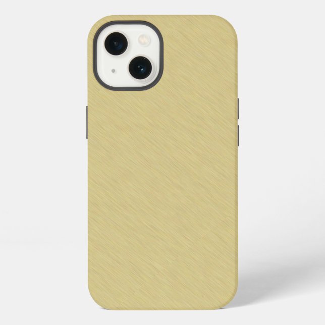Funda Para iPhone Oro cepillado suave (Reverso )