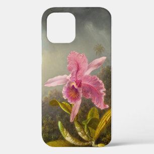 Funda Para iPhone 12 Orquídea con dos colibríes Heade
