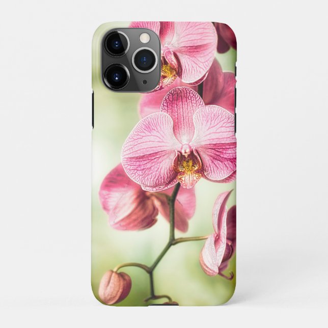 Funda Para iPhone Orquídea rosa (Reverso)