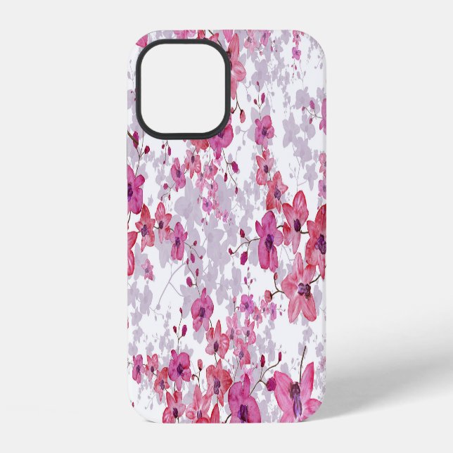 Funda Para iPhone Orquídea: singular belleza roja. (Reverso )