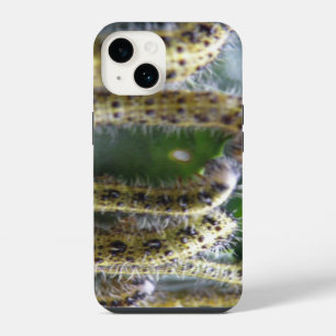 Funda Para iPhone 14 Orugas hambrientas de la blanca grande