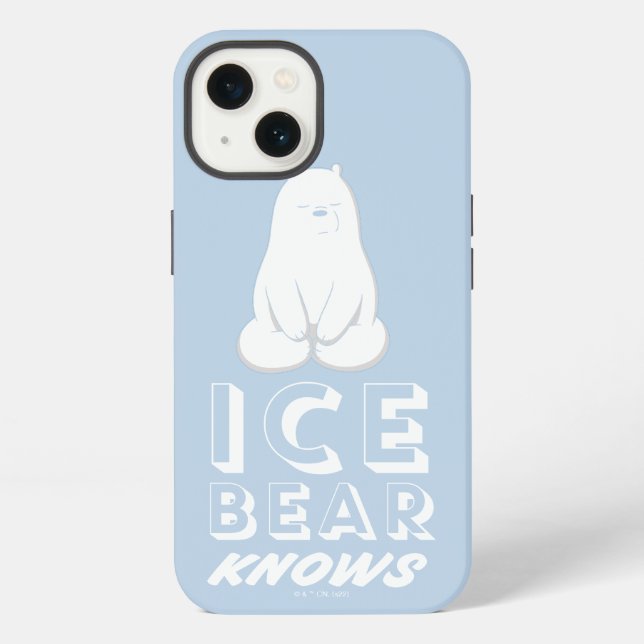Funda Para iPhone Oso Hielo Sabe (Reverso )