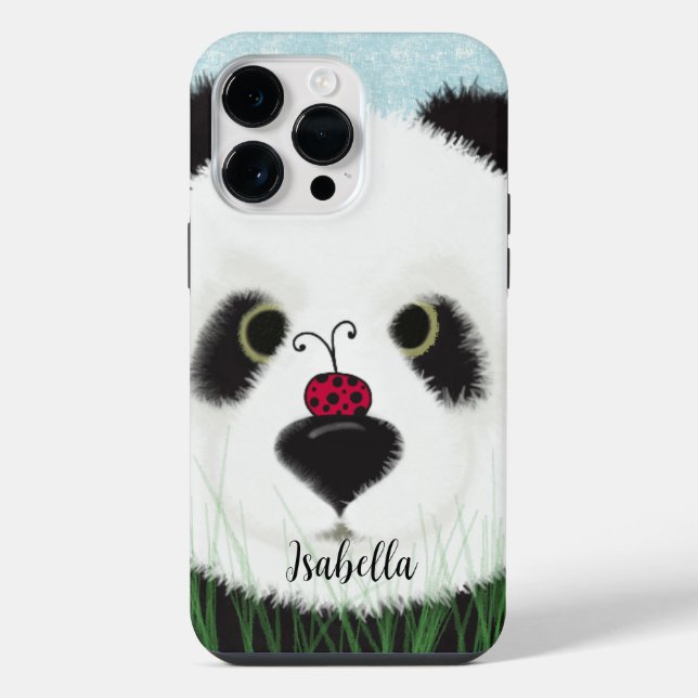 Funda Para iPhone Oso Panda Adorable (Reverso )