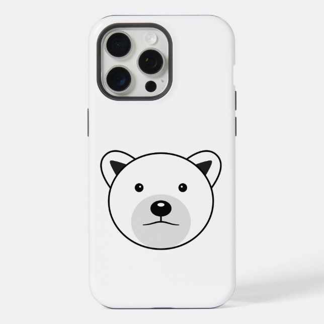 Funda Para iPhone Oso polar Personalizado lindo (Reverso )