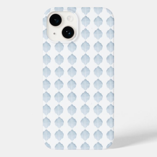Funda para iPhone / otoño azul (Reverso )