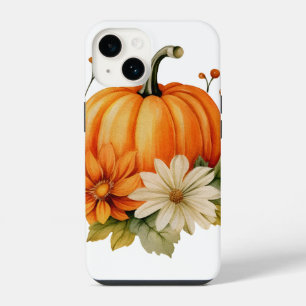 Funda Para iPhone 14 Otoño Cae Feliz Cosecha de Especias de Calabaza