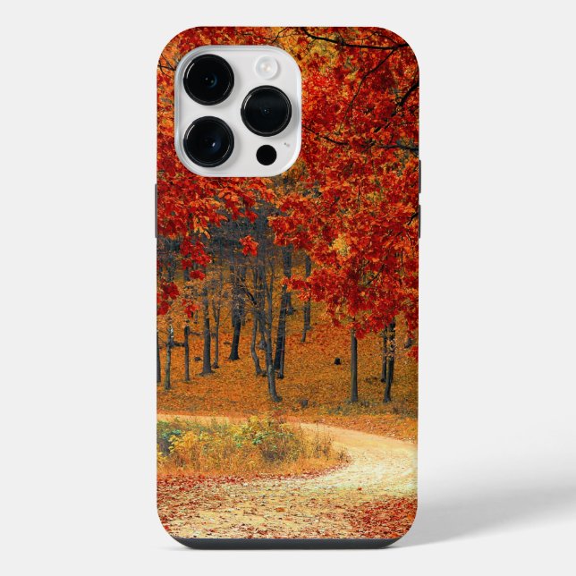 Funda Para iPhone otoño en el bosque (Reverso )