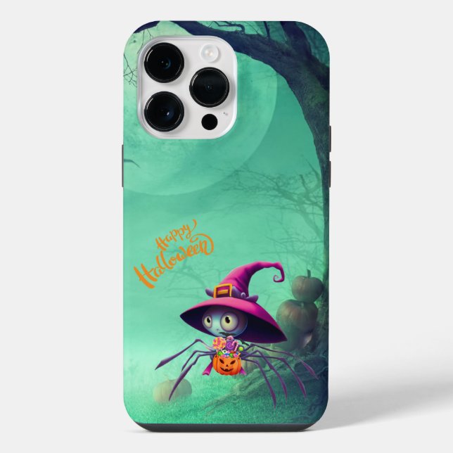 Funda Para iPhone Otoño/otoño/araña/bruja/halloween (Reverso )