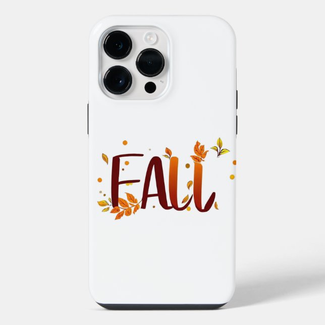 Funda Para iPhone Otoño/otoño/hojas (Reverso )