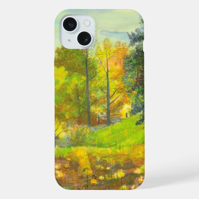Funda Para iPhone Otoño solar (Reverso )