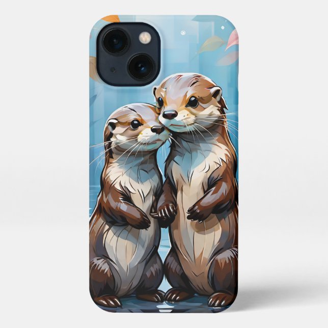Funda Para iPhone Otters (Reverso )