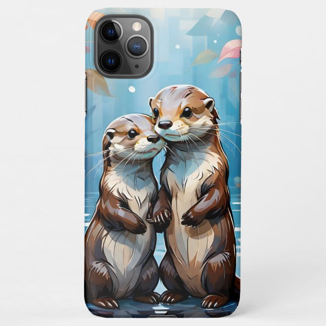 Funda Para iPhone Otters (Reverso)