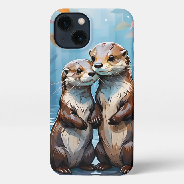 Funda Para iPhone Otters (Reverso )
