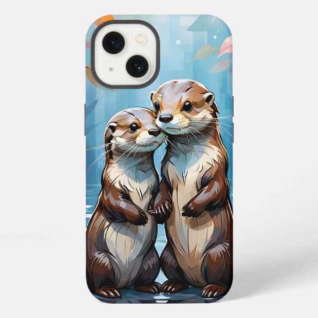 Funda Para iPhone Otters (Reverso )