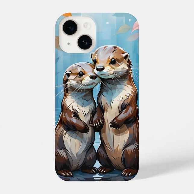 Funda Para iPhone Otters (Reverso )